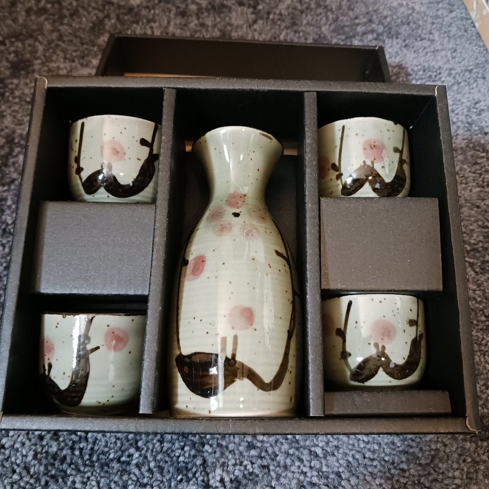 NEW! Beautiful Sake Set